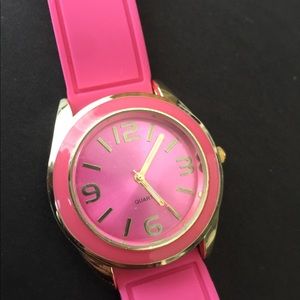 Hot pink watch